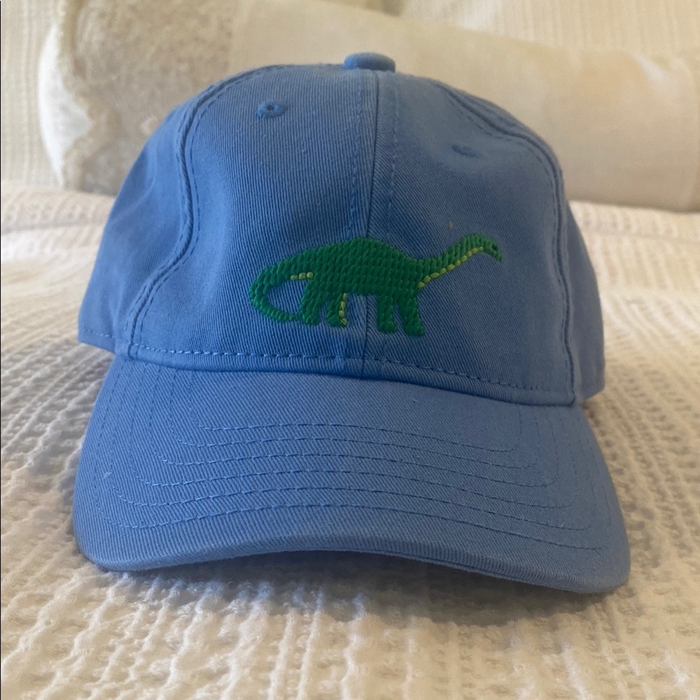 Blue Dinosaur Embroidered Cap